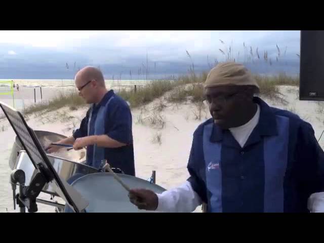 Steel drum duo at Sandpearl playing “Matilda”