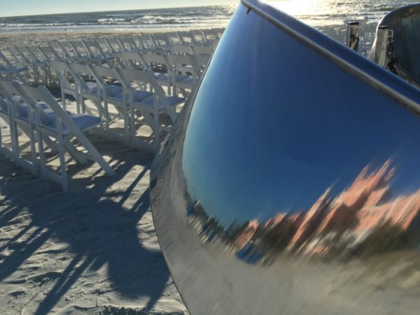 Don CeSar North Beach Wedding Ceremony reflection